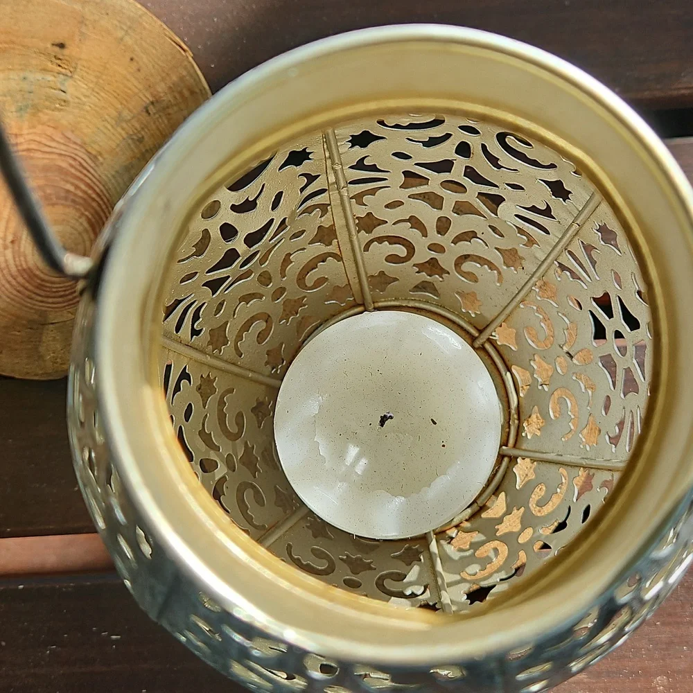 Elegant Silver Lantern